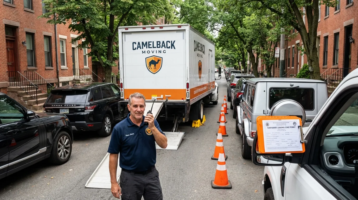 City street loading permit setup in Boylston, MA